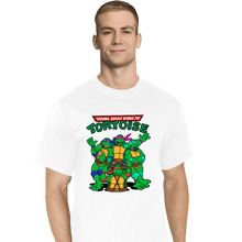 Load image into Gallery viewer, Secret_Shirts T-Shirts, Tall / Large / White Kung Fu Tortoise
