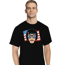 Load image into Gallery viewer, Shirts T-Shirts, Tall / Large / Black Star Spangled Butt
