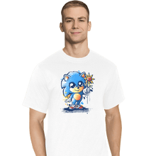 Load image into Gallery viewer, Shirts T-Shirts, Tall / Large / White Little Baby Hedgehog

