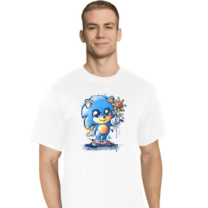 Shirts T-Shirts, Tall / Large / White Little Baby Hedgehog