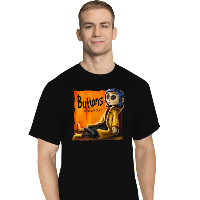 Daily_Deal_Shirts T-Shirts, Tall / Large / Black Buttons