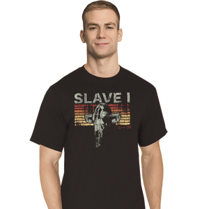 Shirts T-Shirts, Tall / Large / Black Retro Slave 1