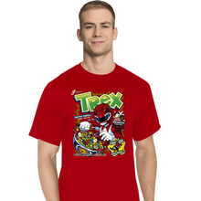 Load image into Gallery viewer, Daily_Deal_Shirts T-Shirts, Tall / Large / Red T-Rex Cereal
