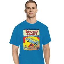 Load image into Gallery viewer, Shirts T-Shirts, Tall / Large / Royal Brock Action Comics
