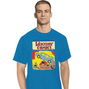 Shirts T-Shirts, Tall / Large / Royal Brock Action Comics