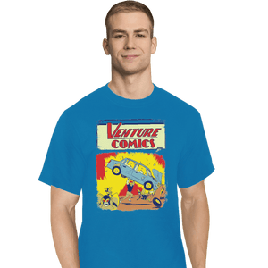 Shirts T-Shirts, Tall / Large / Royal Brock Action Comics