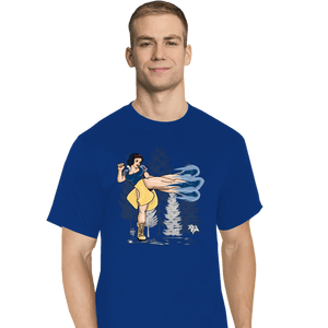 Secret_Shirts T-Shirts, Tall / Large / Royal Blue Chun White Kick