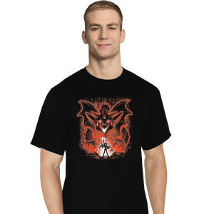 Shirts T-Shirts, Tall / Large / Black Sky Dragon