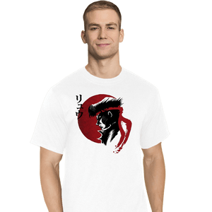 Shirts T-Shirts, Tall / Large / White Red Sun Fighter