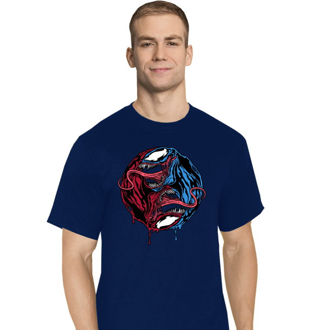 Daily_Deal_Shirts T-Shirts, Tall / Large / Navy Symbiopposites