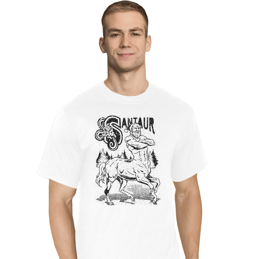 Shirts T-Shirts, Tall / Large / White Santaur