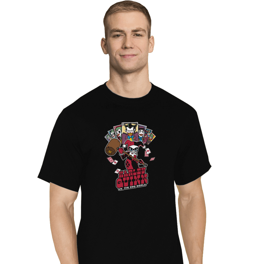 Shirts T-Shirts, Tall / Large / Black Harley VS The Mad World
