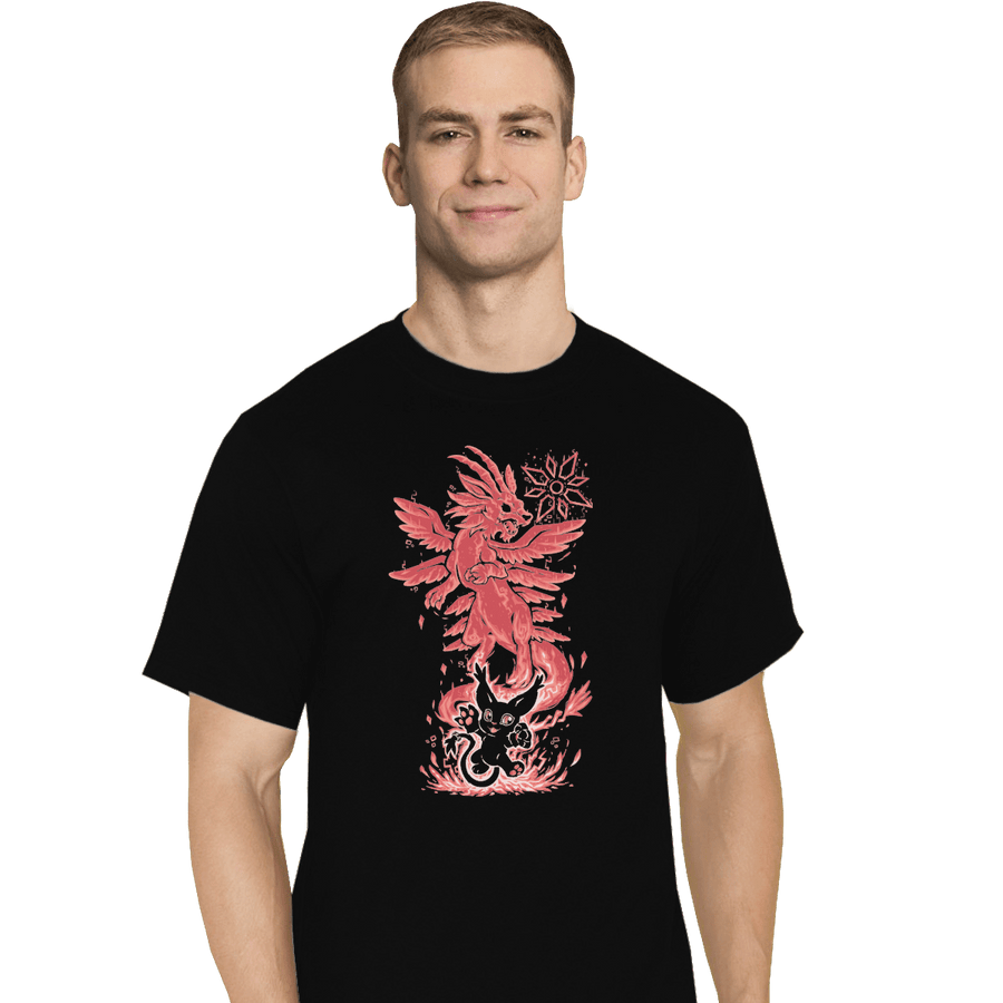 Shirts T-Shirts, Tall / Large / Black Digital Light Within