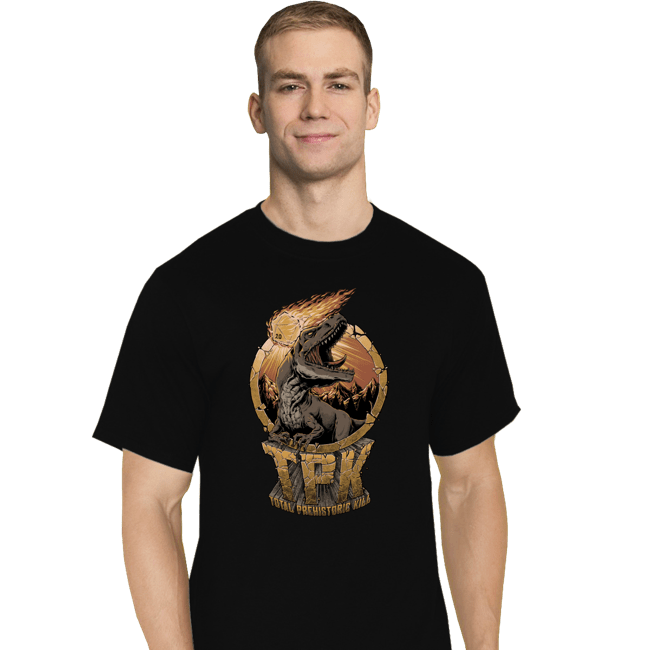 Daily_Deal_Shirts T-Shirts, Tall / Large / Black Prehistoric TPK