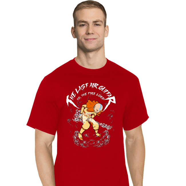 Daily_Deal_Shirts T-Shirts, Tall / Large / Red The Last Air Guitar