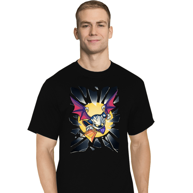 Daily_Deal_Shirts T-Shirts, Tall / Large / Black Shattered Glass
