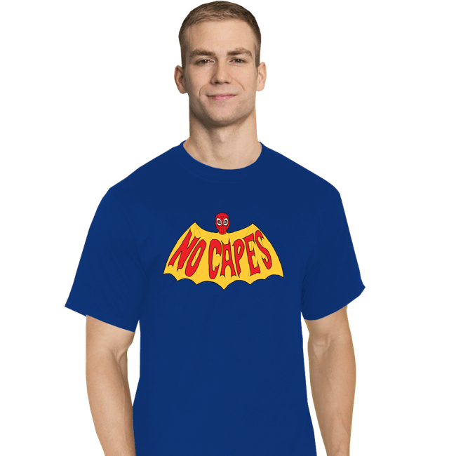 Secret_Shirts T-Shirts, Tall / Large / Royal Blue No Spidey Capes