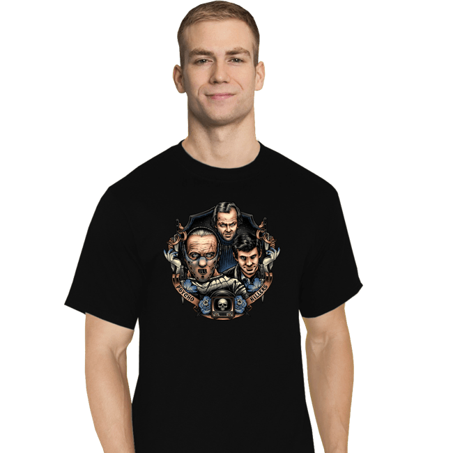 Daily_Deal_Shirts T-Shirts, Tall / Large / Black The Psychos