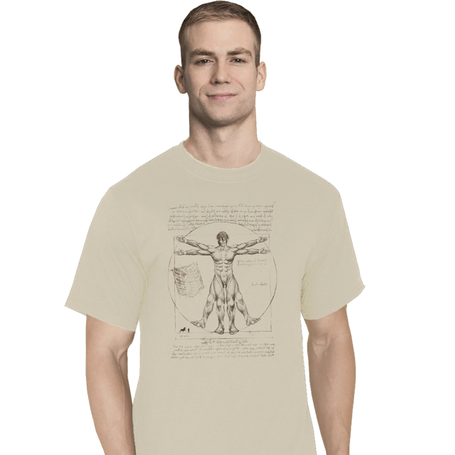 Shirts T-Shirts, Tall / Large / White Eren Vitruvian