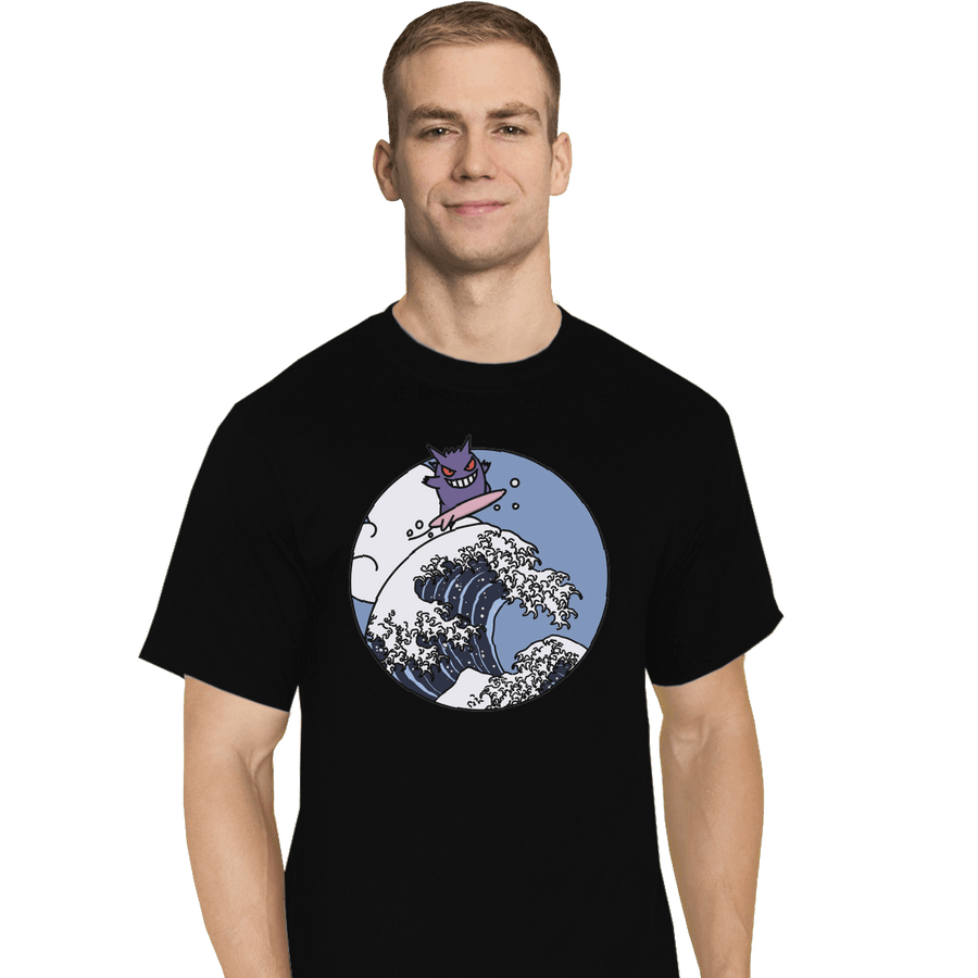 Shirts T-Shirts, Tall / Large / Black Surfing Gengar