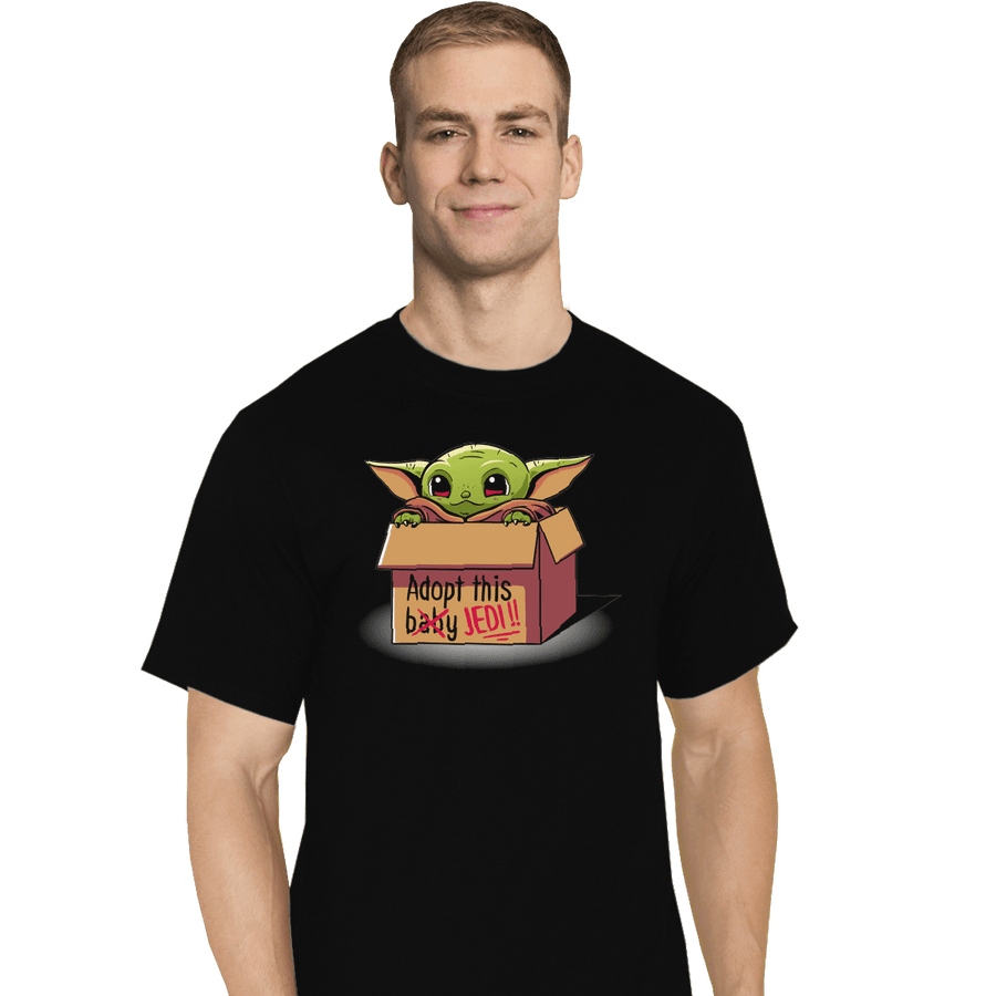 Shirts T-Shirts, Tall / Large / Black Adopt This Jedi