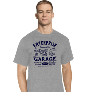 Daily_Deal_Shirts T-Shirts, Tall / Large / Sports Grey Enterprise Garage