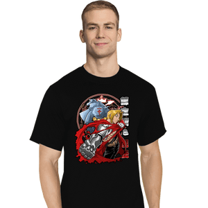 Secret_Shirts T-Shirts, Tall / Large / Black Fullmetal Brotherhood