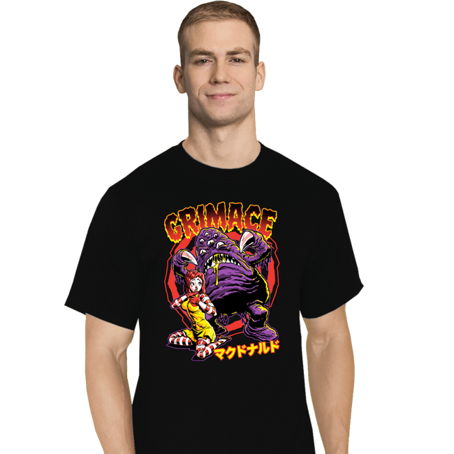 Secret_Shirts T-Shirts, Tall / Large / Black Grimace!!