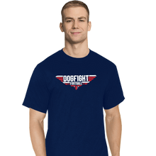 Load image into Gallery viewer, Daily_Deal_Shirts T-Shirts, Tall / Large / Navy Top Dogfight
