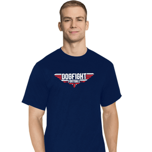 Daily_Deal_Shirts T-Shirts, Tall / Large / Navy Top Dogfight