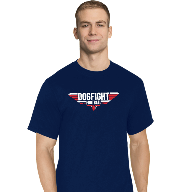 Daily_Deal_Shirts T-Shirts, Tall / Large / Navy Top Dogfight
