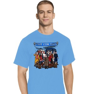 Daily_Deal_Shirts T-Shirts, Tall / Large / Royal Blue Welcome To Time Con
