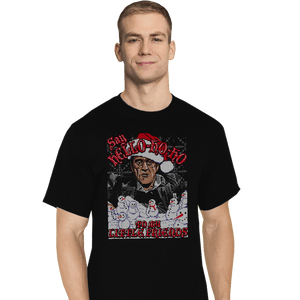 Shirts T-Shirts, Tall / Large / Black Hello Little Friend