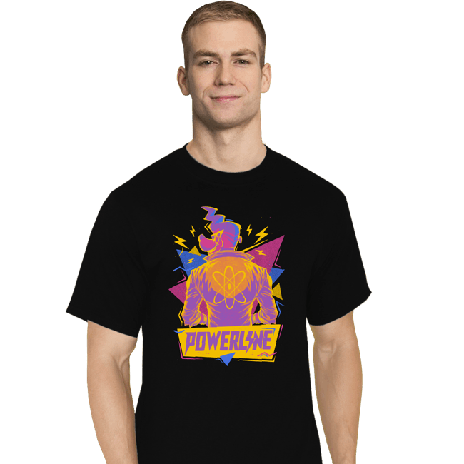 Secret_Shirts T-Shirts, Tall / Large / Black Powerline!