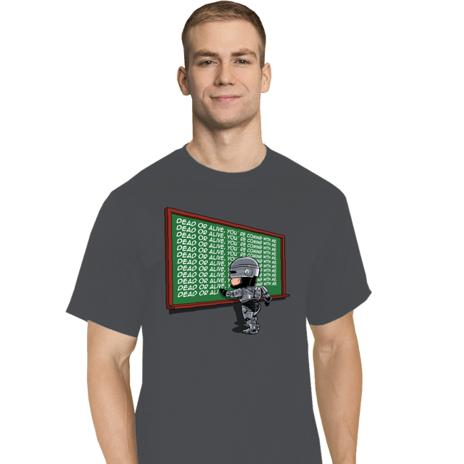 Secret_Shirts T-Shirts, Tall / Large / Charcoal Robobart