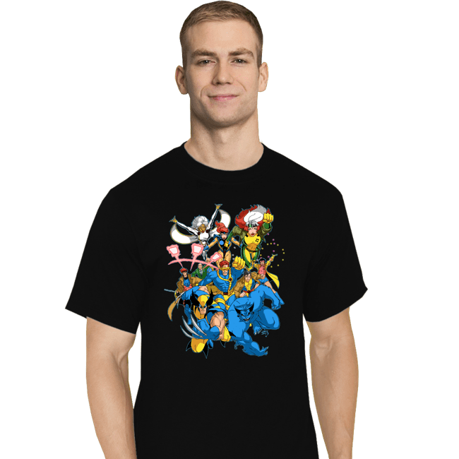 Secret_Shirts T-Shirts, Tall / Large / Black 90's Mutants