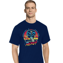 Load image into Gallery viewer, Secret_Shirts T-Shirts, Tall / Large / Navy Retro Cobra
