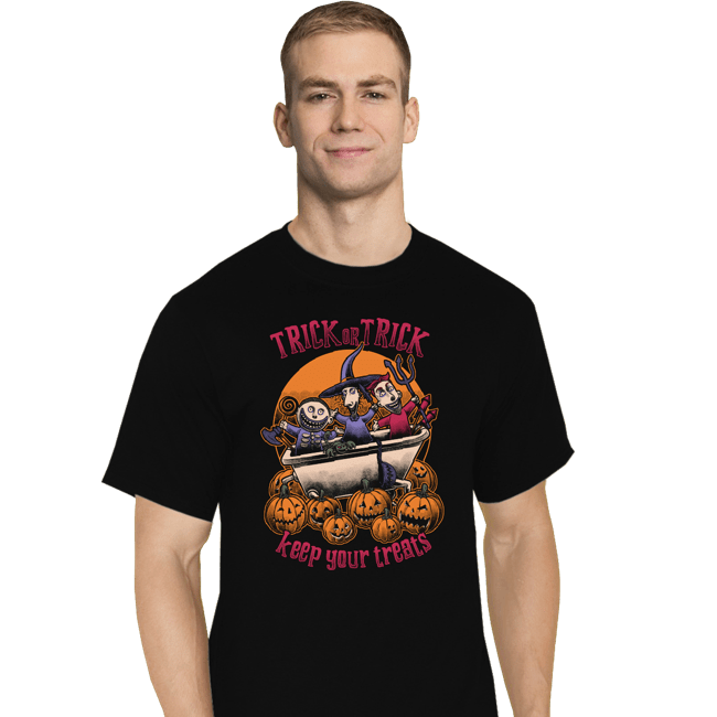 Daily_Deal_Shirts T-Shirts, Tall / Large / Black Keep Your Treats!
