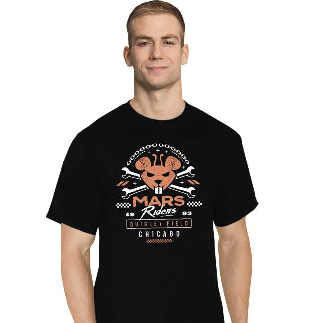 Daily_Deal_Shirts T-Shirts, Tall / Large / Black Classic Mars Riders