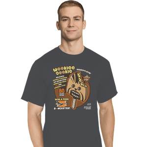 Shirts T-Shirts, Tall / Large / Charcoal Wookiee Cookie