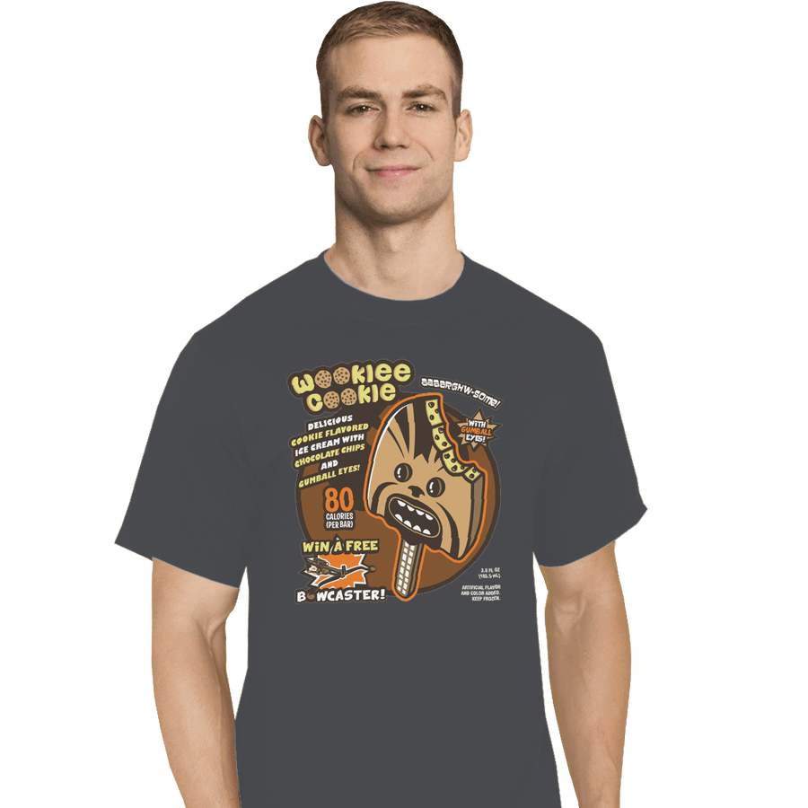 Shirts T-Shirts, Tall / Large / Charcoal Wookiee Cookie