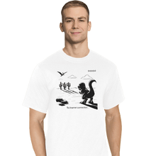 Load image into Gallery viewer, Shirts T-Shirts, Tall / Large / White T-Rex Run
