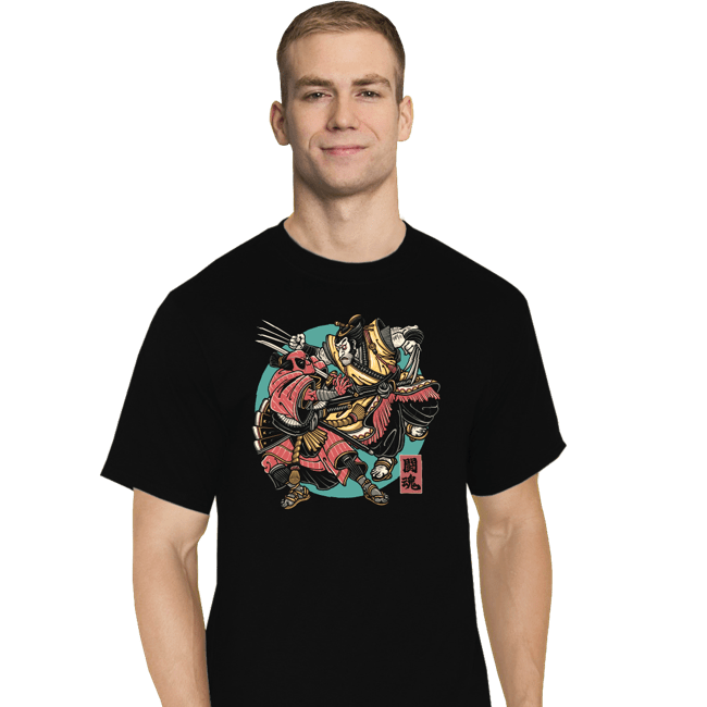 Daily_Deal_Shirts T-Shirts, Tall / Large / Black Fighting Spirit