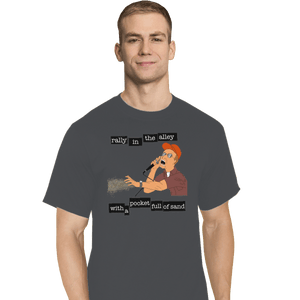 Shirts T-Shirts, Tall / Large / Charcoal Pocket Full Of Sand
