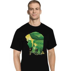 Shirts T-Shirts, Tall / Large / Black Hyrule Hero
