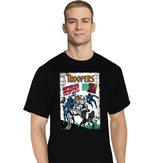 Daily_Deal_Shirts T-Shirts, Tall / Large / Black The Troopers