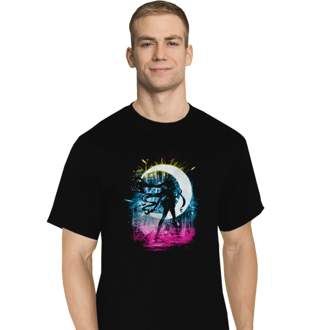 Shirts T-Shirts, Tall / Large / Black Sailor Moon Storm