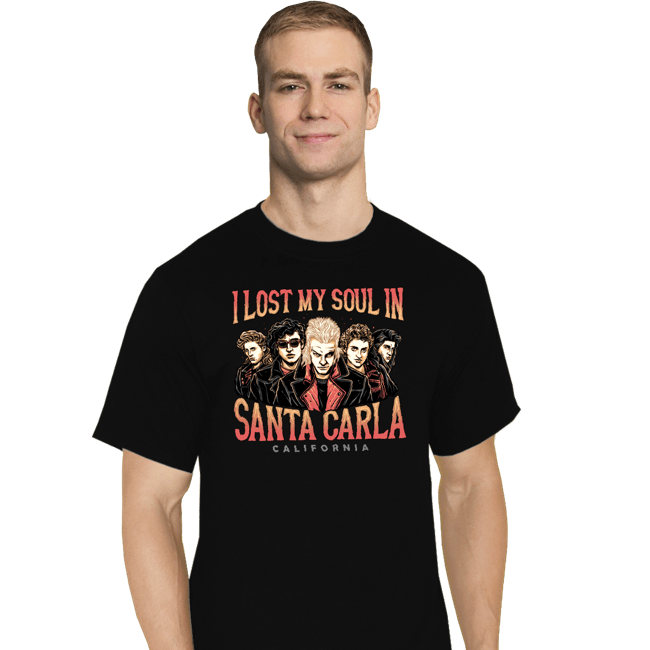 Daily_Deal_Shirts T-Shirts, Tall / Large / Black Santa Carla California