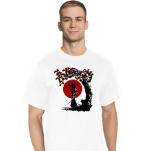 Load image into Gallery viewer, Shirts T-Shirts, Tall / Large / White Afro Under The Sun
