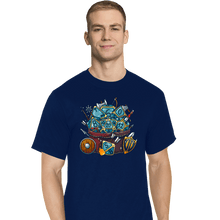 Load image into Gallery viewer, Shirts T-Shirts, Tall / Large / Navy Set Dice Roll

